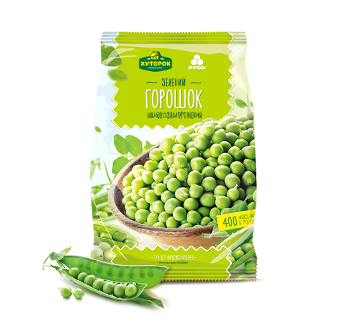 «QUICK-FROZEN GREEN PEAS» Frozen & chilled products